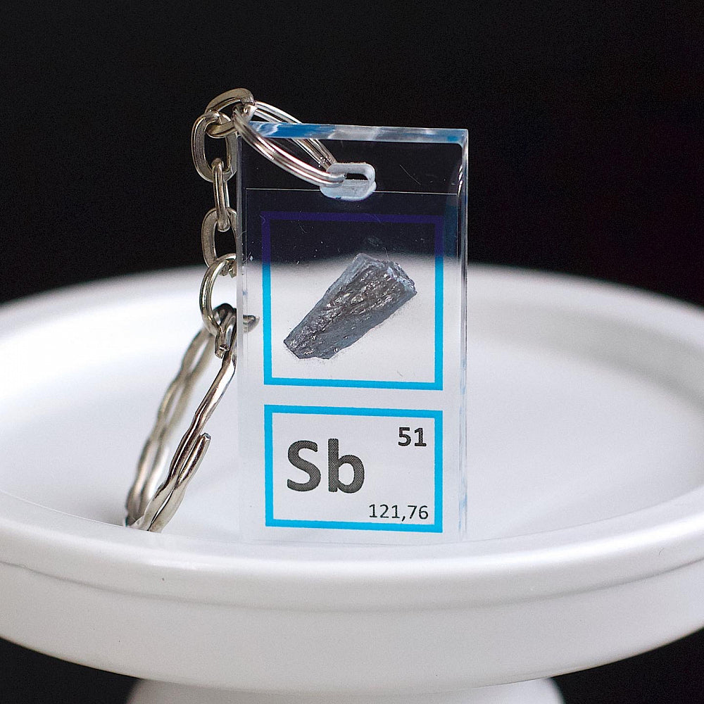 Antimony keychain 20x40 mm, 99.999%, Sb