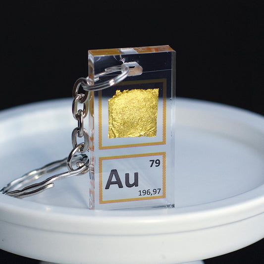 Gold keychain 20x40 mm, 99.9%, Au