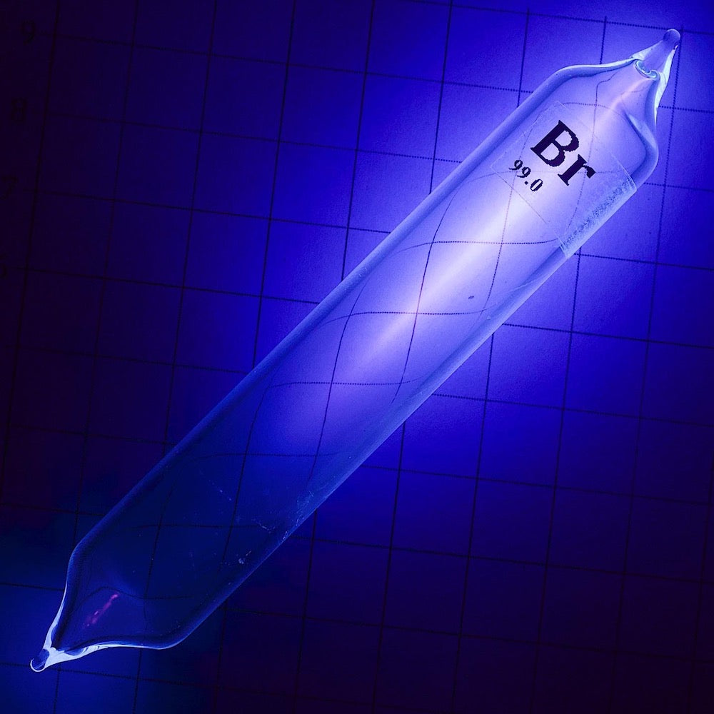 Bromine discharge ampoule (Br), 99.9%, 18x100 mm