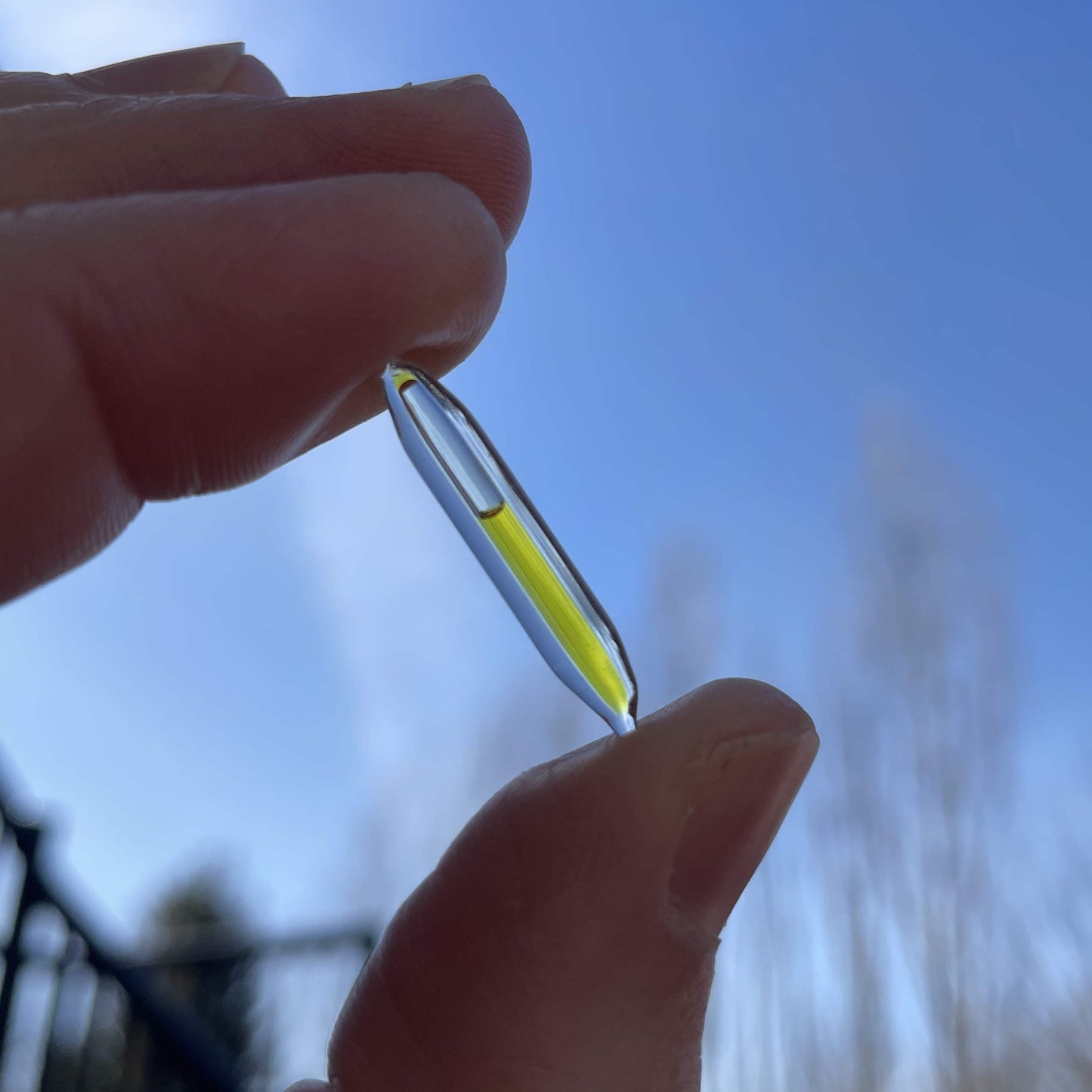 Liquid chlorine (Cl), 99.9% - in an ampoule.