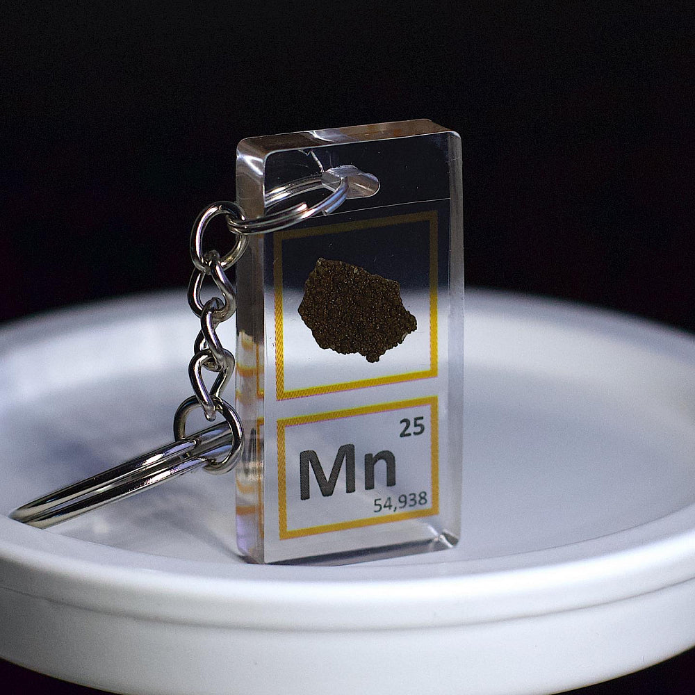 Manganese keychain 20x40 mm, 99.99%, Mn