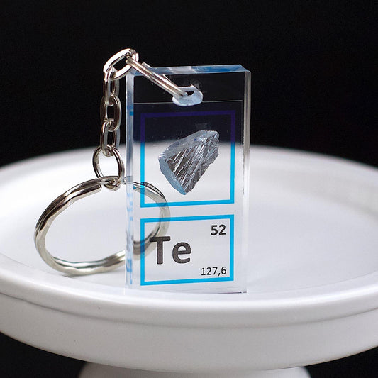 Tellurium keychain 20x40 mm, 99.999%, Te