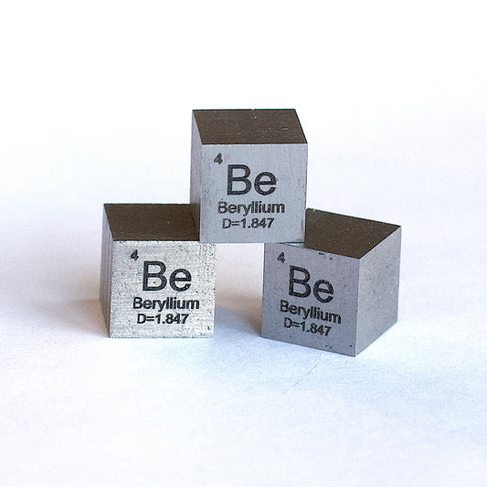 Beryllium cube 10 mm, with small blisters